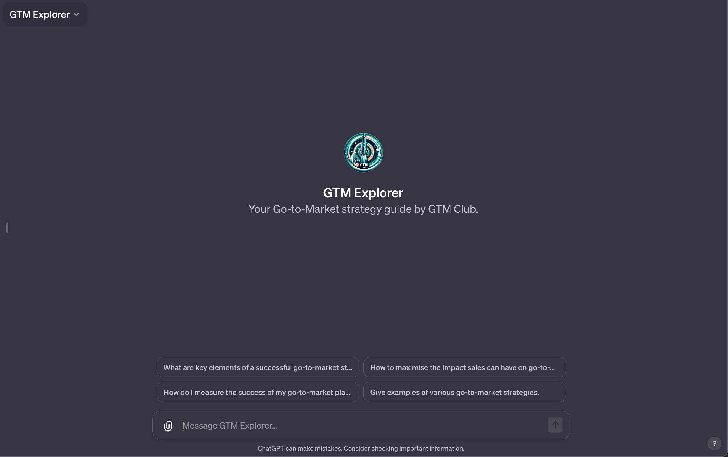GTM Explorer: The Cutting-Edge AI Assistant for Go-To-Market Strategies – Available for Testing